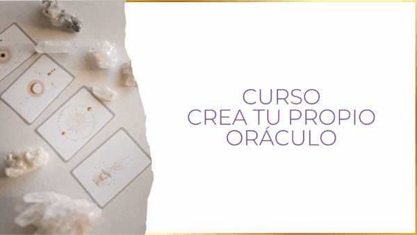 Cartas en blanco y minimalistas, imagen para el curso ‘Crea tu propio oráculo’.