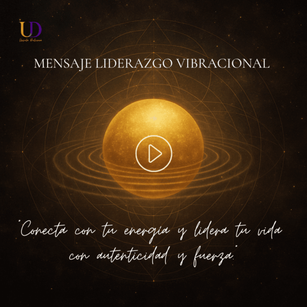 imagen representativa del mensaje de liderazgo vibracional una esfera conondas