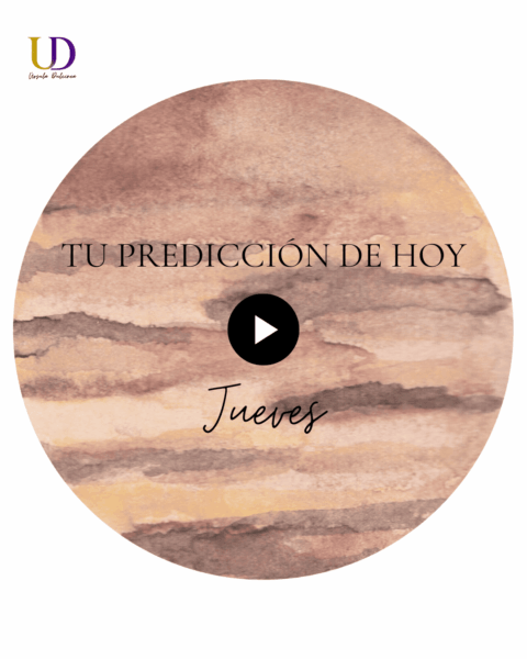 portada tu predicción diaria.lectura de tarot hoy por Úrsula Dulcinea del jueves: Júpiter (expansión, crecimiento)